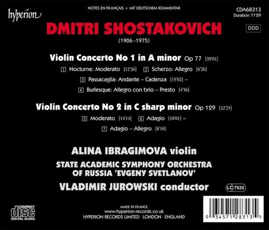 Violin Concertos - CD Audio di Dmitri Shostakovich - 3
