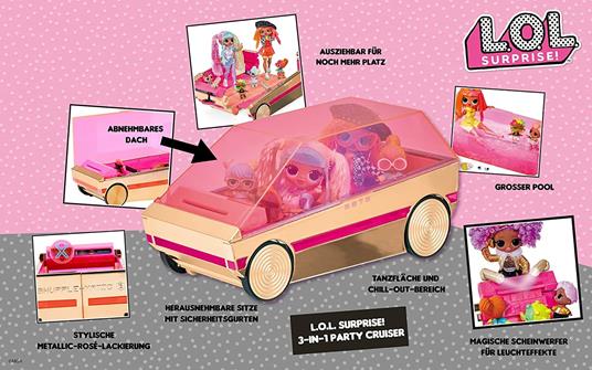 L.O.L. Surprise 3-In-1 Party Cruiser - 6