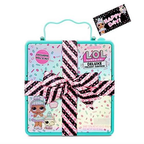 L.O.L. Surprise: Deluxe Present Surprise - Teal Tema Compleanno