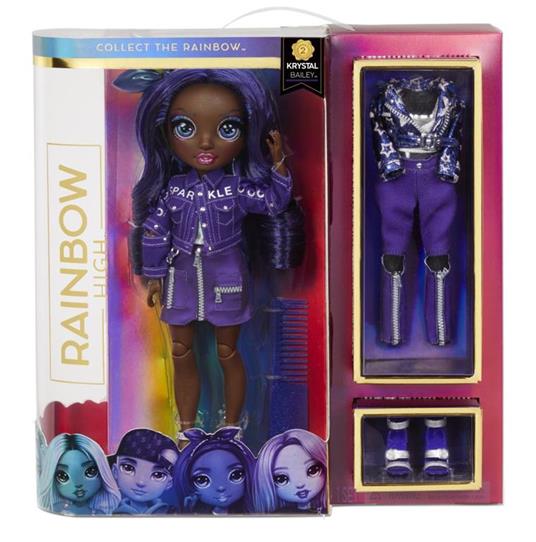 Rainbow High Fashion Doll- Krystal Bailey – Indigo - 5