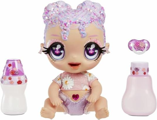 Glitter Babyz Doll Lavender Flower
