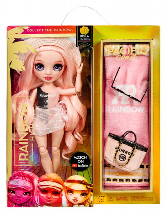 Rainbow high pacific coast doll- bella parker