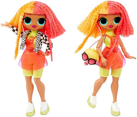 LOL Surprise OMG Core Serie 1 Bambola alla Moda NEONLICIOUS - con Vestiti, Accessori, Scarpe e Altro - Riedizione Limitata da Collezione - per Bambini dai 4 Anni in su - 4