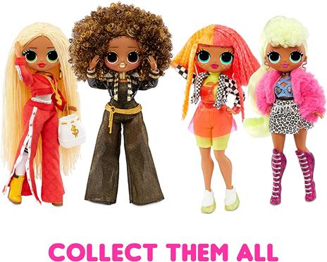 LOL Surprise OMG Core Serie 1 Bambola alla Moda NEONLICIOUS - con Vestiti, Accessori, Scarpe e Altro - Riedizione Limitata da Collezione - per Bambini dai 4 Anni in su - 6