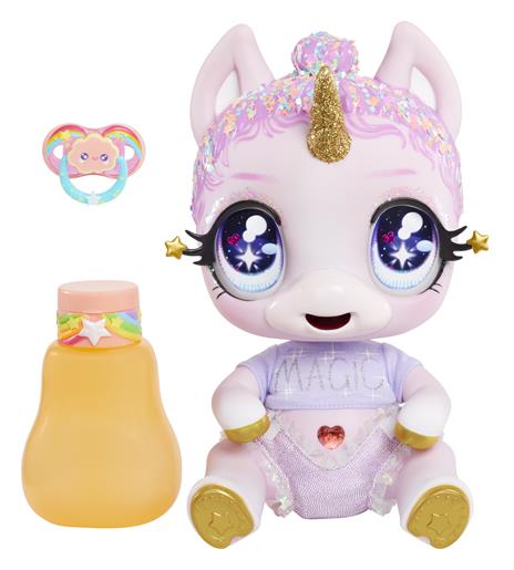 Glitter Babyz Unicorn Doll- Pink Rainbow (Jewels Daydreamer) - 4