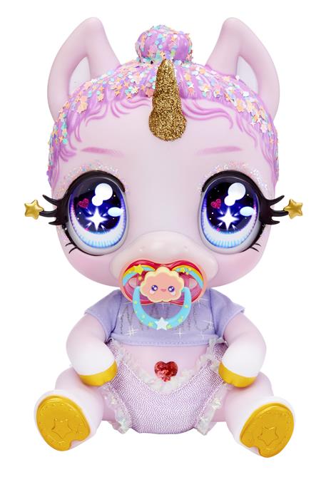Glitter Babyz Unicorn Doll- Pink Rainbow (Jewels Daydreamer) - 6
