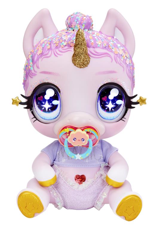 Glitter Babyz Unicorn Doll- Pink Rainbow (Jewels Daydreamer) - 6