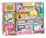 Make it mini kitchen mgas miniverse, cucina playset con luce uv, gioco di resina