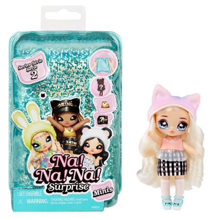 Na! na! na! surprise minis serie 2  bambola fashion alta 10 cm  pacco misterioso con coriandoli