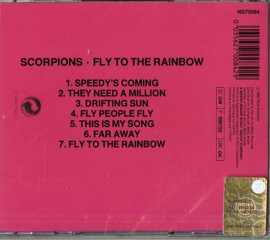 Fly to the Rainbow - CD Audio di Scorpions - 2
