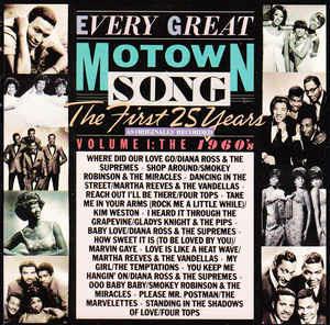 Every Great Motown Song: The First 25 Years - Volume 1: The 1960's - CD Audio