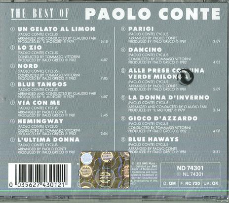 The Best of Paolo Conte - CD Audio di Paolo Conte - 2