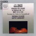 6 Sonate per violino e clavicembalo - CD Audio di Johann Sebastian Bach,Sigiswald Kuijken,Gustav Leonhardt