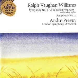 Sinfonie n.3, n.4 - CD Audio di Ralph Vaughan Williams,André Previn,London Symphony Orchestra