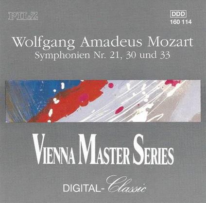 Symphonie n.30 - CD Audio di Wolfgang Amadeus Mozart