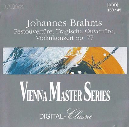 Festival Overture - Tragic Overture - Concerto per violino - CD Audio di Johannes Brahms