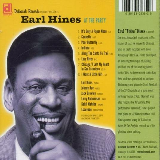 At the Party Lounge - CD Audio di Earl Fatha Hines - 2