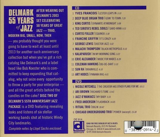 Delmark 55 Years of Jazz - CD Audio - 2