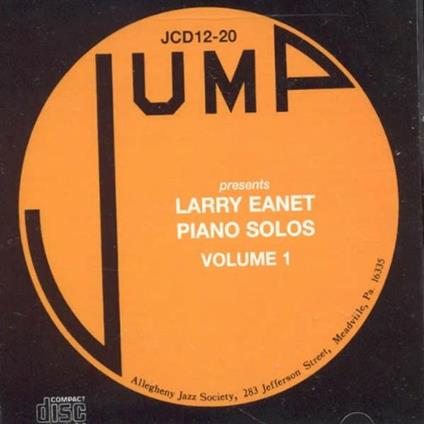 Piano Solos vol.1 - CD Audio di Larry Eanet