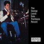Solo Trombone Record - CD Audio di George Lewis