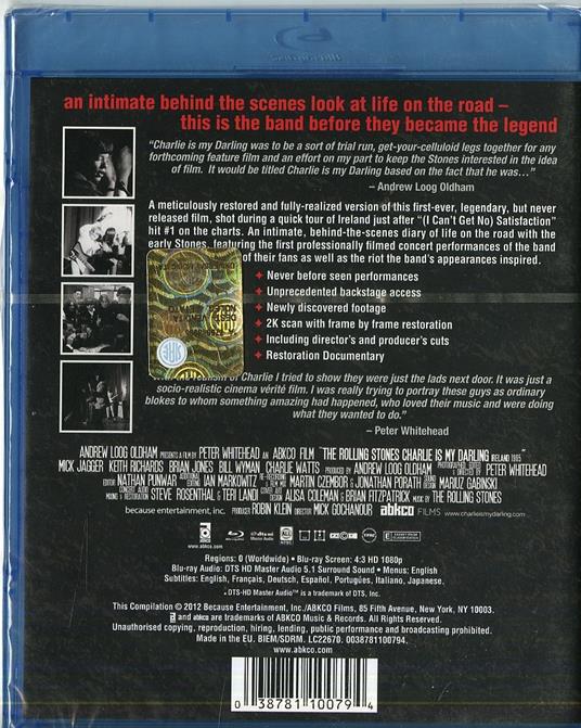 The Rolling Stones. Charlie is My Darling (Blu-ray) - Blu-ray di Rolling Stones - 2