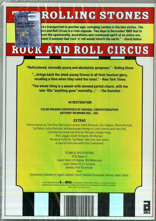 Rock and Roll Circus (DVD) - DVD di Rolling Stones - 2