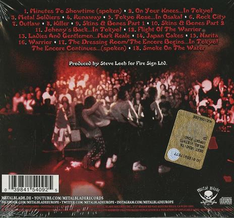 Live in Japan (Digipack) - CD Audio di Riot - 2