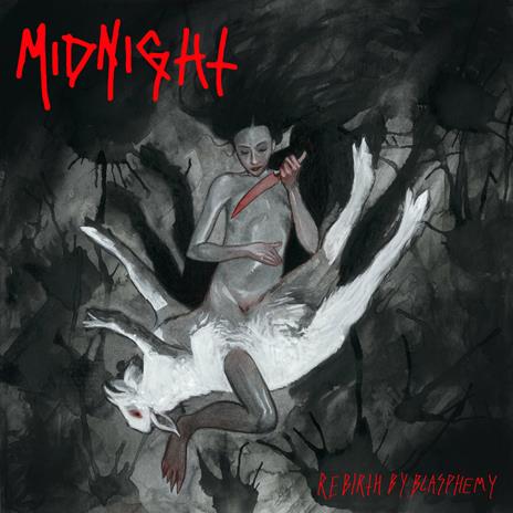 Rebirth by Blasphemy (Red Blue Marbled Coloured Vinyl) - Vinile LP di Midnight