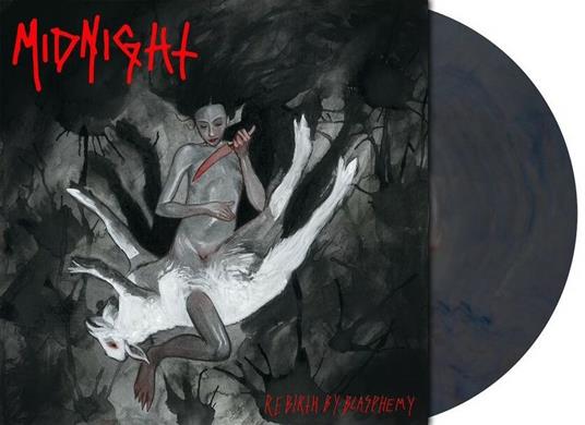 Rebirth by Blasphemy (Red Blue Marbled Coloured Vinyl) - Vinile LP di Midnight - 2