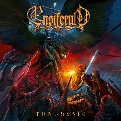 Thalassic (Red Black Marble Vinyl) - Vinile LP di Ensiferum