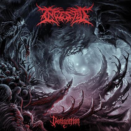 Denigration (Clear-Turqoise-Red-Neon Pink Splatter Vinyl) - Vinile LP di Ingested