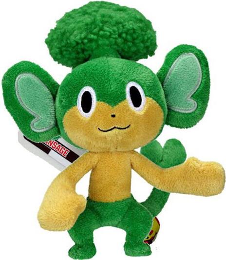 Jakks Pacific Pokemon Black & White Pansage Plush Doll Figure 13 Cm New Nuovo