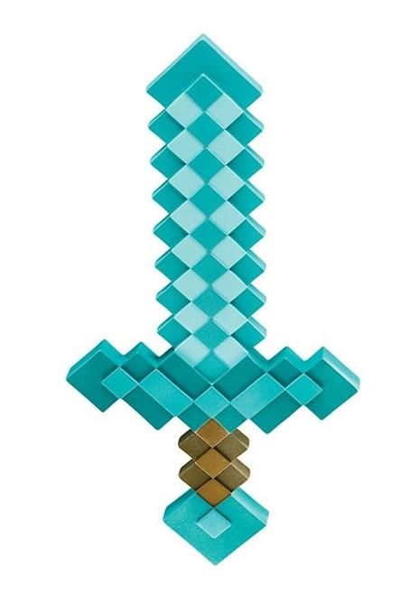 Minecraft. Diamond Sword Pp Plastic Replica - 3