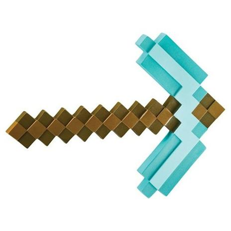 Minecraft. Diamond Pickaxe Pp Plastic Replica - 3