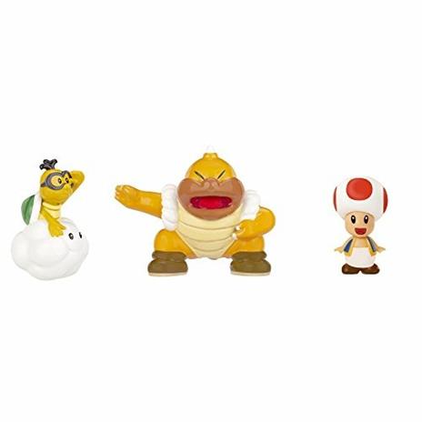 Mario Figures Micro 3 Personaggi Serie 2 (Toad,Lakitu,Sumo)