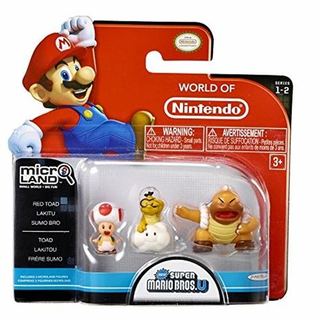 Mario Figures Micro 3 Personaggi Serie 2 (Toad,Lakitu,Sumo) - 2