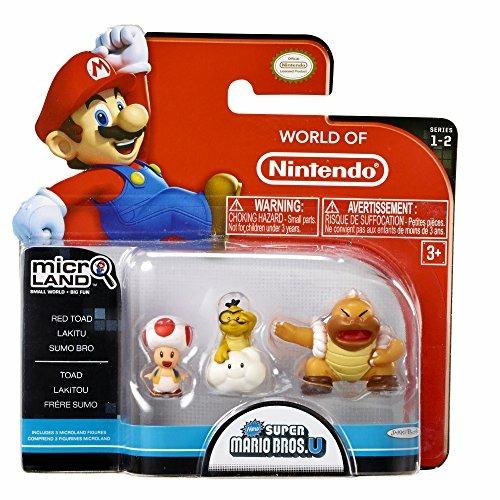 Mario Figures Micro 3 Personaggi Serie 2 (Toad,Lakitu,Sumo) - 2