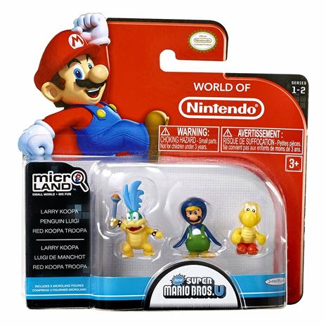 Mario Figures Micro 3 Personaggi Serie 2 (Koopa,Luigi,Troopa) - 3