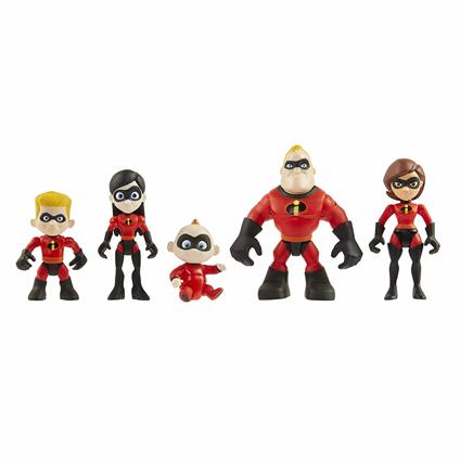 Gli Incredibili 2. Precool Figure Set Famiglia. Jakks (76734-7L)