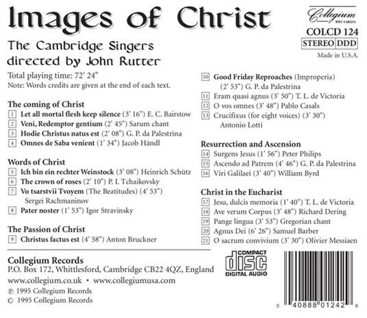 Images of Christ - CD Audio di Cambridge Singers - 2