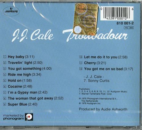 Troubadour - CD Audio di J.J. Cale - 2
