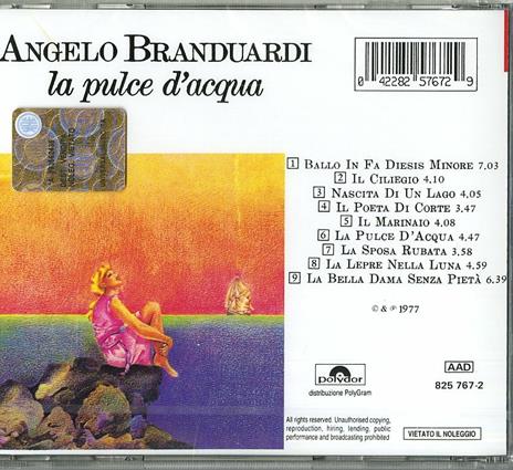 La pulce d'acqua - CD Audio di Angelo Branduardi - 2