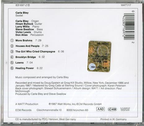 Sextet - CD Audio di Carla Bley - 2