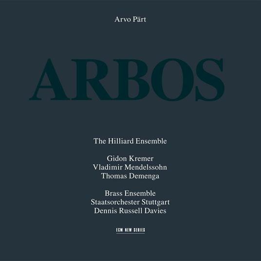Arbos - CD Audio di Arvo Pärt