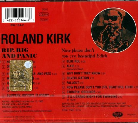 Rip Rig and Panic - CD Audio di Roland Kirk - 2