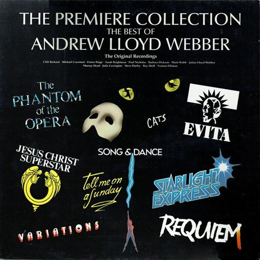 The Premiere Collection the Best of Andrew Lloyd Webber - Vinile LP di Andrew Lloyd Webber