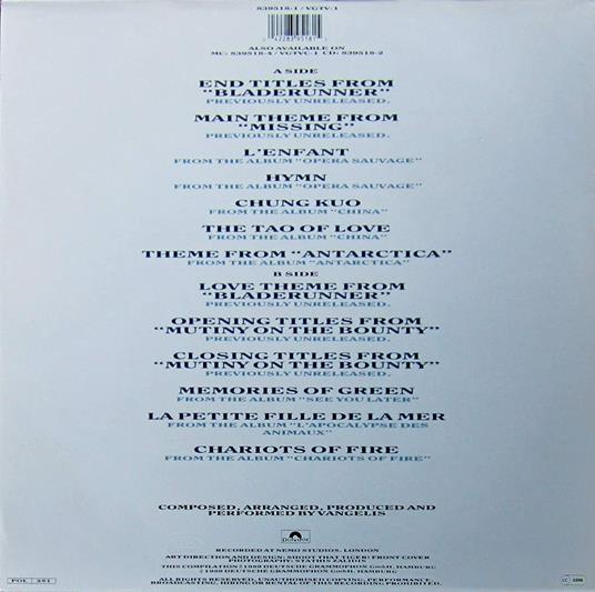 Themes - Vinile LP di Vangelis - 2
