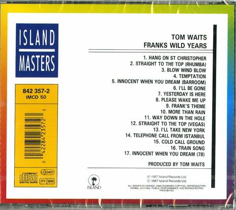 Franks Wild Years - CD Audio di Tom Waits - 2