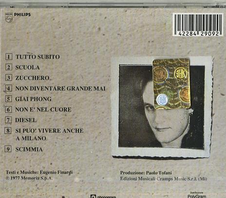 Diesel - CD Audio di Eugenio Finardi - 2