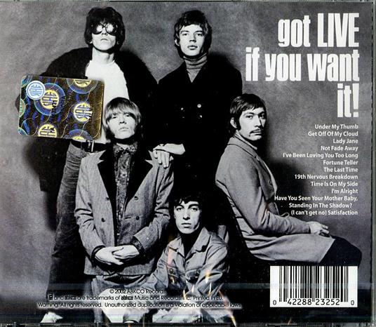 Got Live if you Want it (Remastered) - CD Audio di Rolling Stones - 2